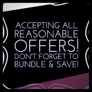 Accepting all reasonable offers!!